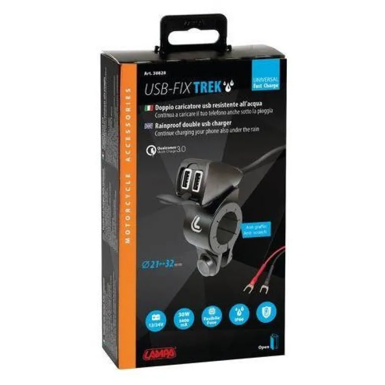 Ładowarka LAMPA USB-FIX TREK