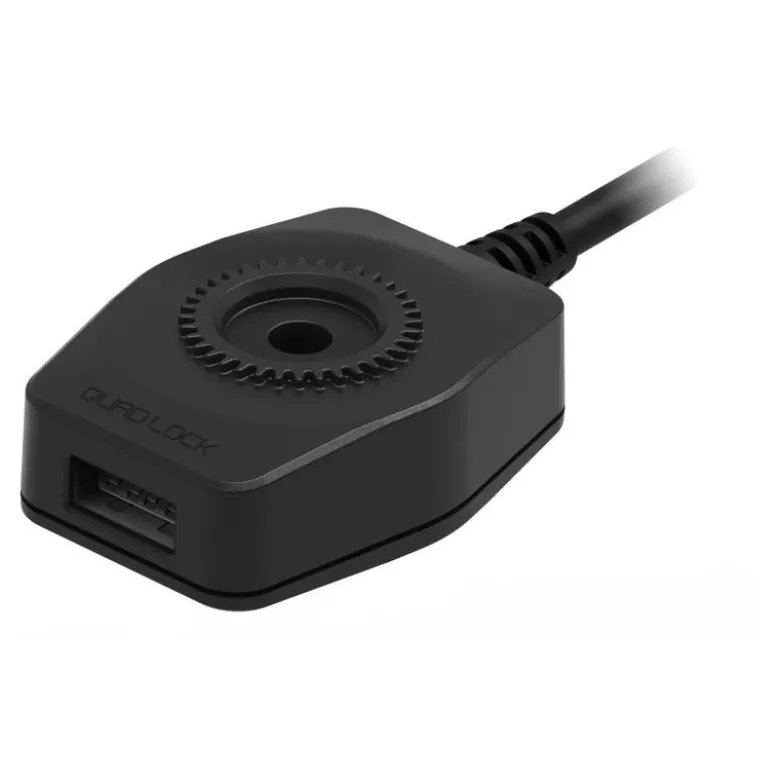 Ładowarka QUAD LOCK motocyklowa USB czarny
