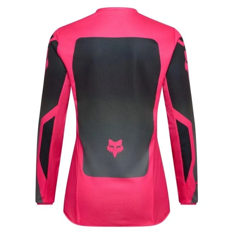 Bluza cross damska FOX LADY 180 SHIELD BLACK/PINK czarny różowy