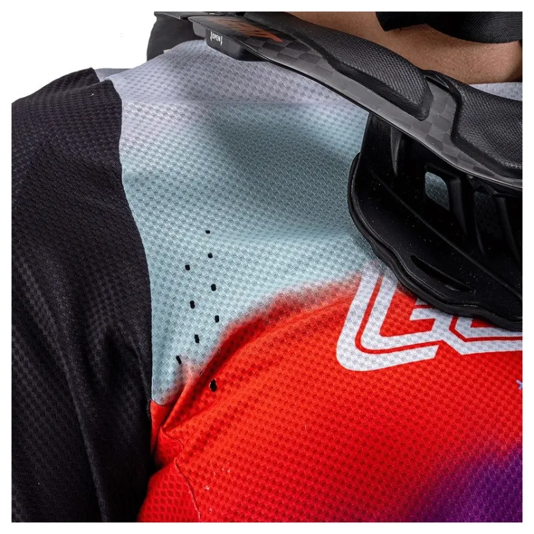 Bluza cross damska LEATT MOTO 4.5 LITE LADY SUNBURN czarny biały czerwony fioletowy