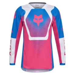 Bluza cross dziecięca FOX JUNIOR 180 COLLECT BLUE/PINK czarny różowy