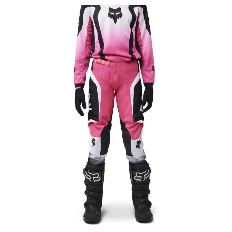 Bluza cross dziecięca FOX JUNIOR GIRLS 180 LEAN BLACK/PINK czarny różowy