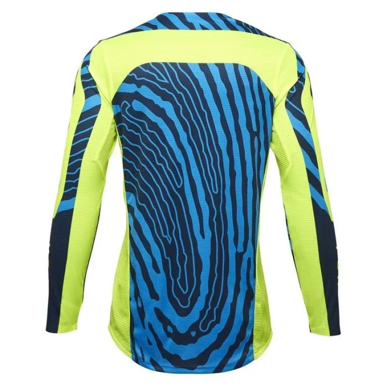 Bluza cross dziecięca FOX JUNIOR FLEXAIR IMPRESSION FLUORESCENT YELLOW żółty fluo
