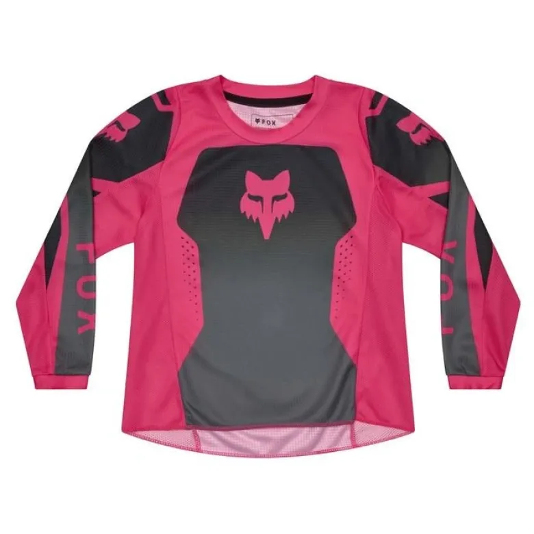 Bluza cross dziecięca FOX JUNIOR GIRLS 180 SHIELD BLACK/PINK czarny różowy