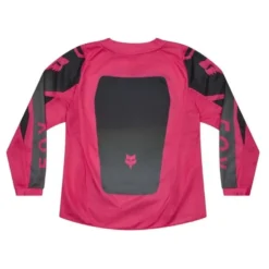 Bluza cross dziecięca FOX JUNIOR GIRLS 180 SHIELD BLACK/PINK czarny różowy