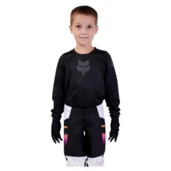 Bluza cross dziecięca FOX KIDS BLACKOUT BLACK/BLACK czarny