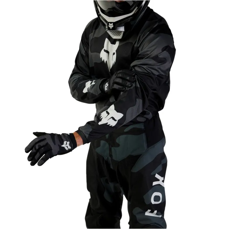 Bluza cross FOX 180 BNKR BLACK CAMO czarny szary
