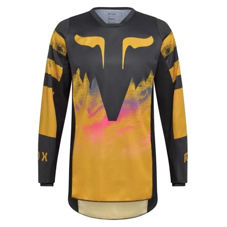 Bluza cross FOX 180 KAIROS TANGERINE czarny żółty