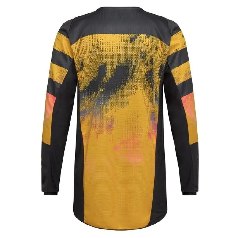 Bluza cross FOX 180 KAIROS TANGERINE czarny żółty