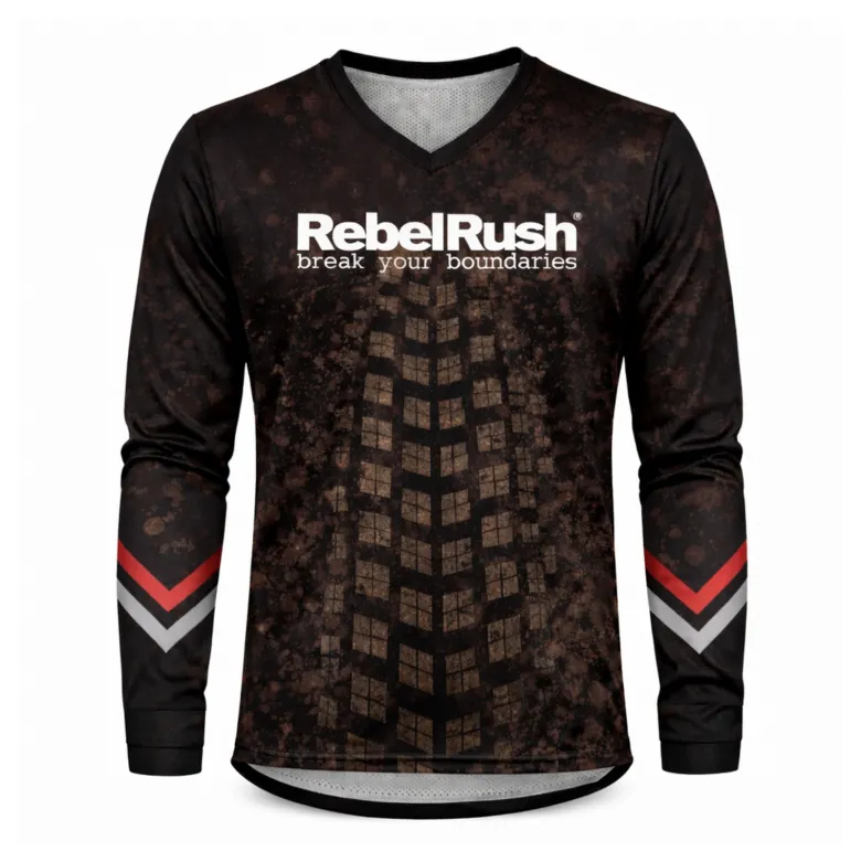 Bluza cross REBELRUSH ROOST BLACK czarny brązowy