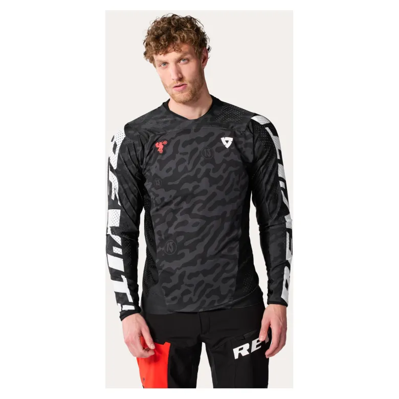 Bluza cross REVIT THIRTEEN BLACK czarny