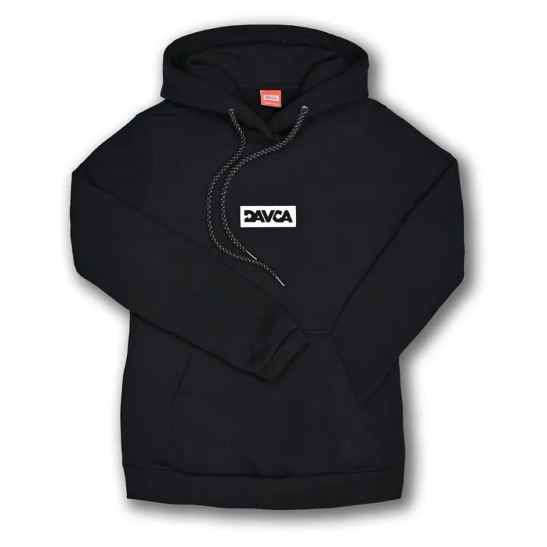 Bluza damska DAVCA LOGO REFLECTIVE czarny srebrny