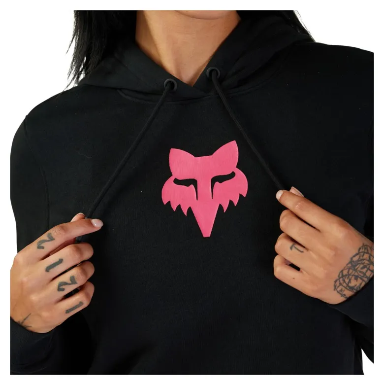 Bluza damska FOX LADY HEAD BLACK/PINK czarny różowy