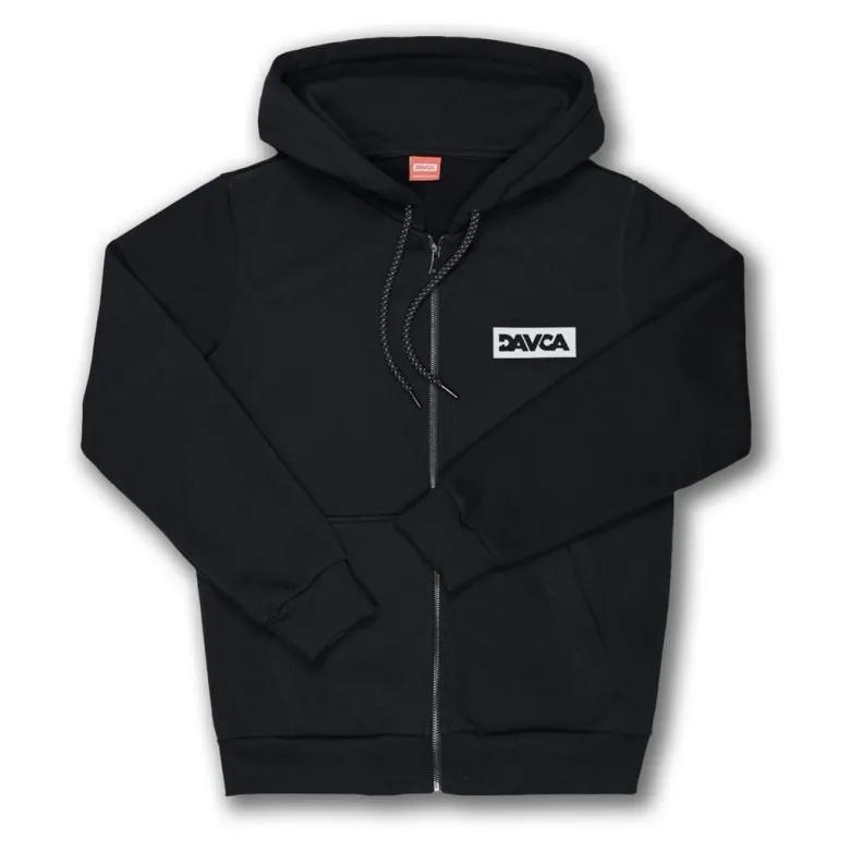 Bluza DAVCA LOGO REFLECTIVE czarny srebrny