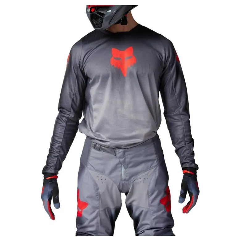BLUZA FOX 180 INTERFERE GREY/RED