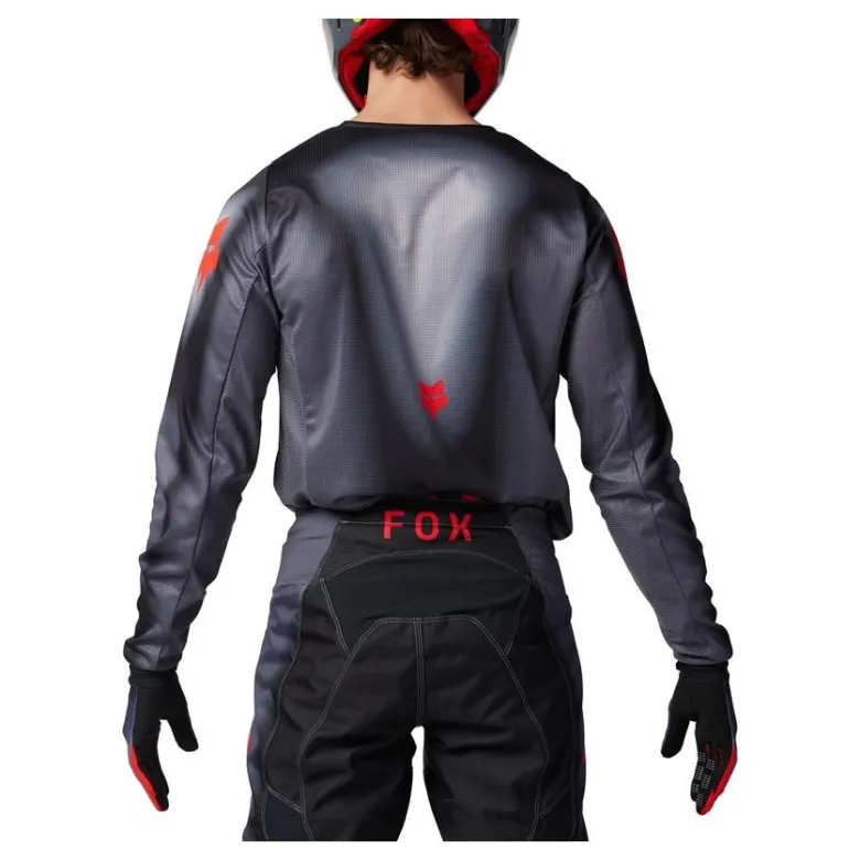 BLUZA FOX 180 INTERFERE GREY/RED