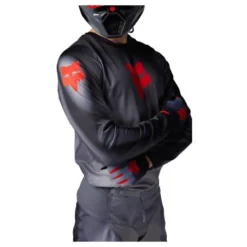 BLUZA FOX 180 INTERFERE GREY/RED