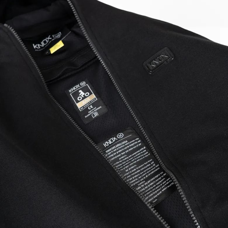Bluza motocyklowa damska KNOX SHIELD HOODY LADY BLACK czarny
