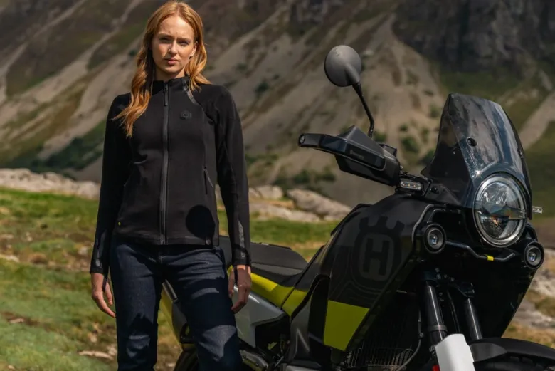 Bluza motocyklowa damska KNOX SHIELD HOODY LADY BLACK czarny