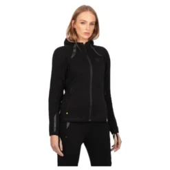 Bluza motocyklowa damska KNOX SHIELD HOODY LADY BLACK czarny