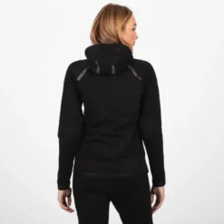 Bluza motocyklowa damska KNOX SHIELD HOODY LADY BLACK czarny