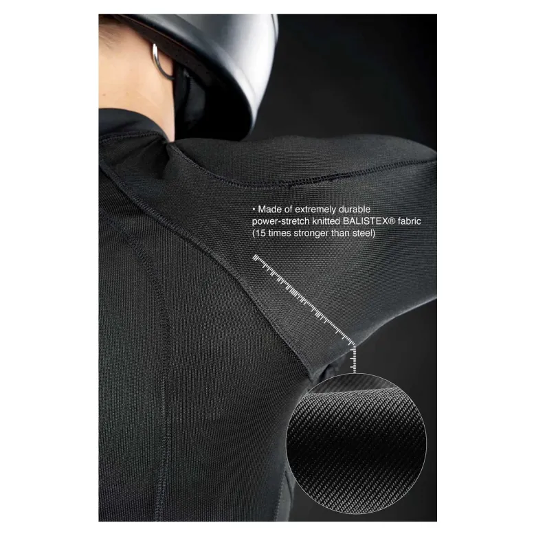 Bluza motocyklowa PANDO MOTO MOTO ARMORED SHELL UH 03 BLACK czarny