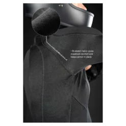 Bluza motocyklowa PANDO MOTO MOTO ARMORED SHELL UH 03 BLACK czarny