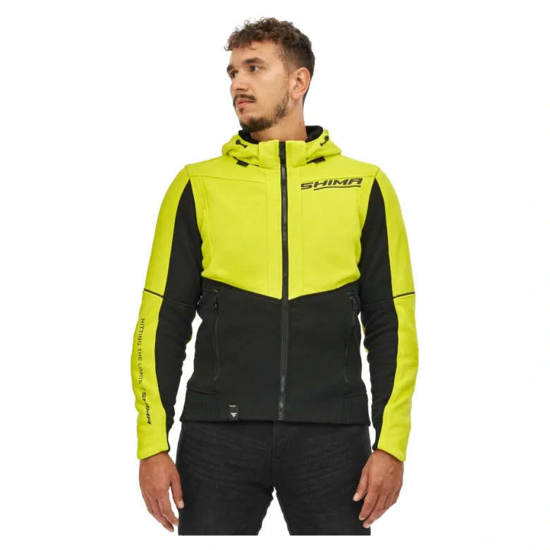 Bluza motocyklowa SHIMA DAYBREAKER MEN FLUO żółty fluo czarny