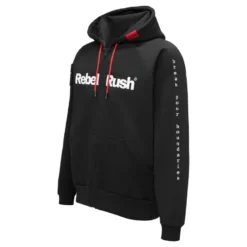 Bluza REBELRUSH ZIP BLACK czarny