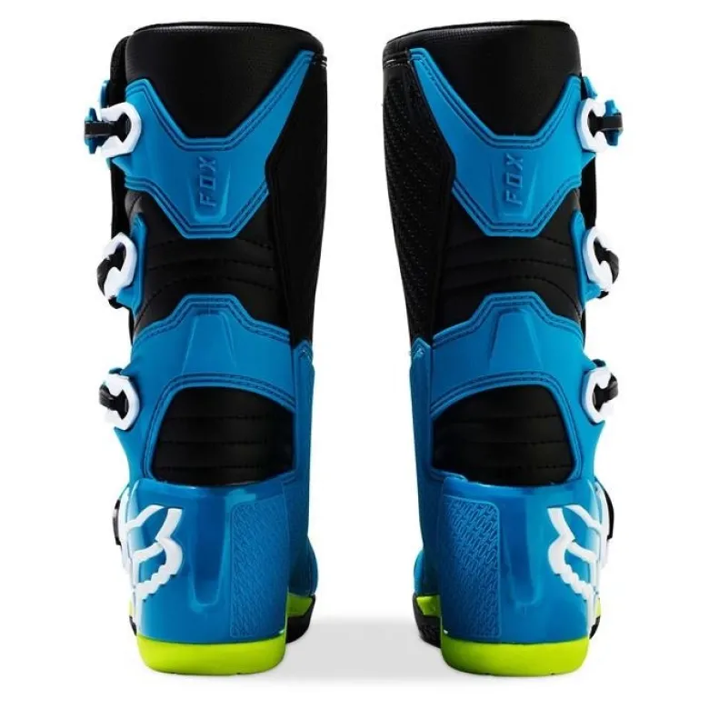 Buty cross dziecięce FOX JUNIOR COMP BLUE/YELLOW niebieski żółty
