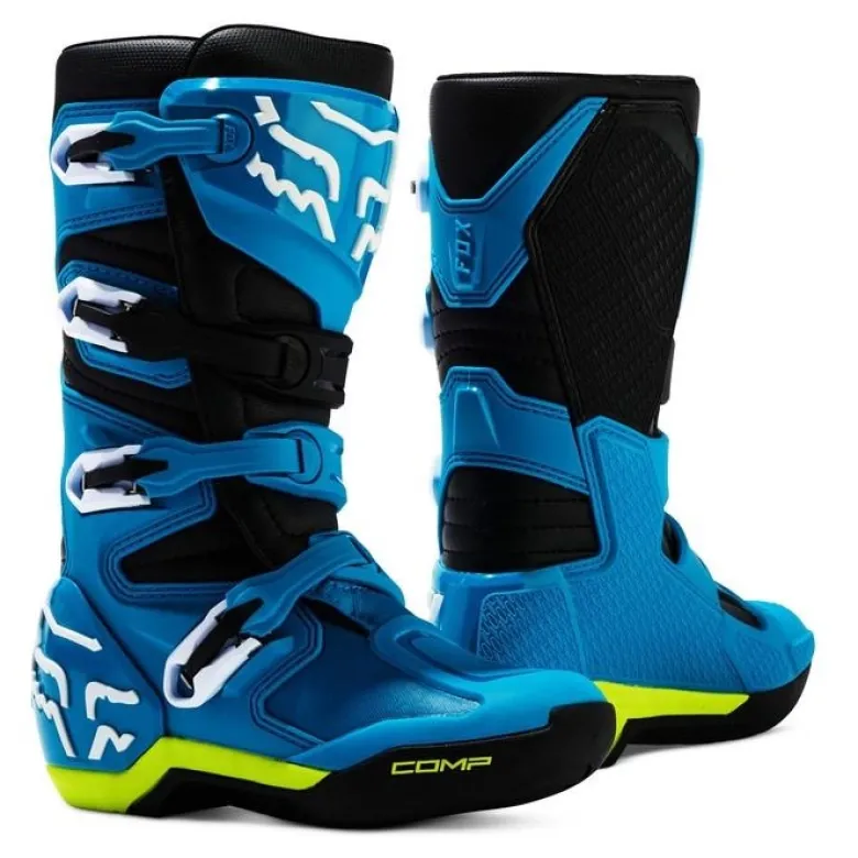 Buty cross dziecięce FOX JUNIOR COMP BLUE/YELLOW niebieski żółty