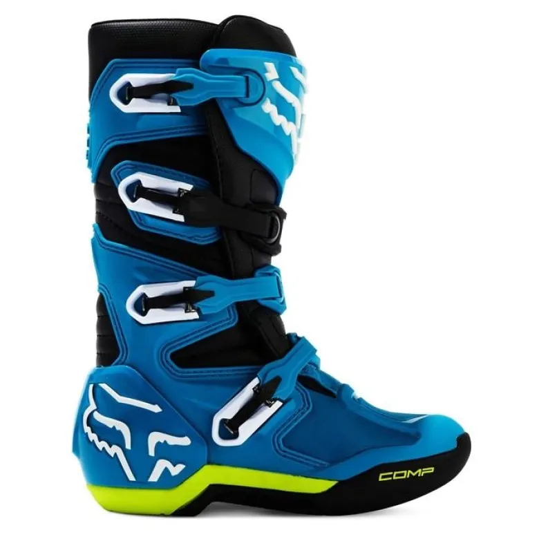 Buty cross dziecięce FOX JUNIOR COMP BLUE/YELLOW niebieski żółty