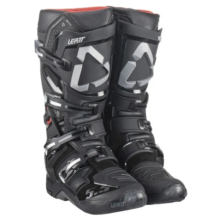 Buty cross LEATT 5.5 FLEXLOCK BLACK czarny