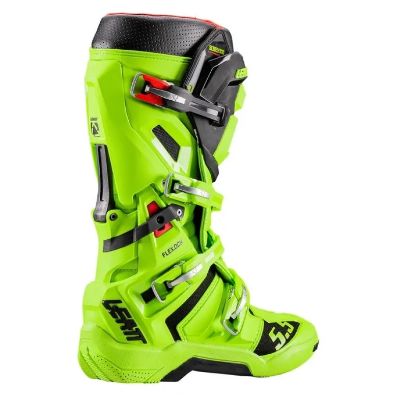 Buty cross LEATT 5.5 FLEXLOCK LIME GREEN zielony