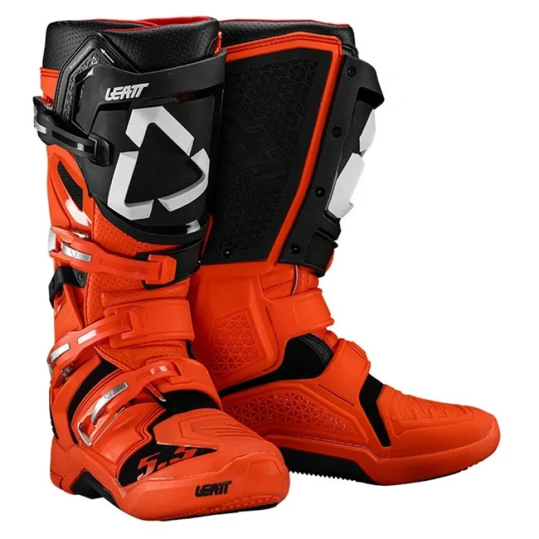 Buty cross LEATT 5.5 FLEXLOCK ORANGE pomarańczowy