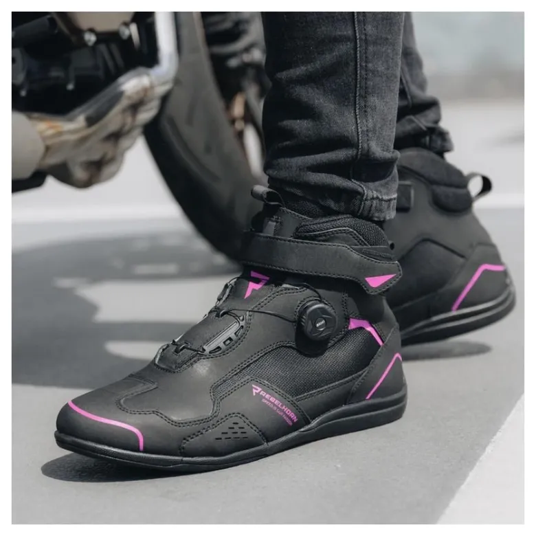 Buty krótkie damskie REBELHORN SPARK II LADY BLACK/PINK czarny różowy