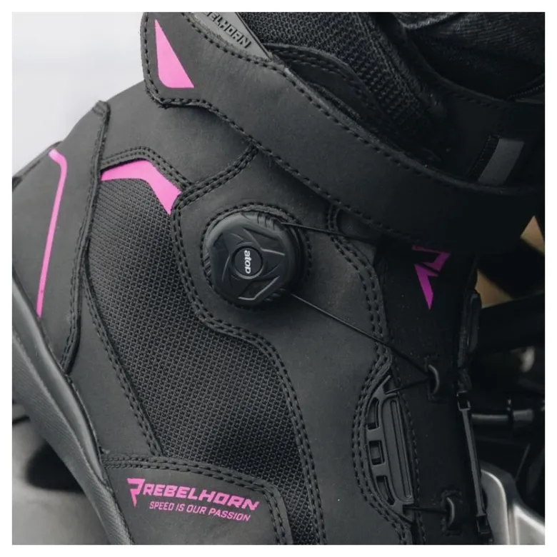Buty krótkie damskie REBELHORN SPARK II LADY BLACK/PINK czarny różowy