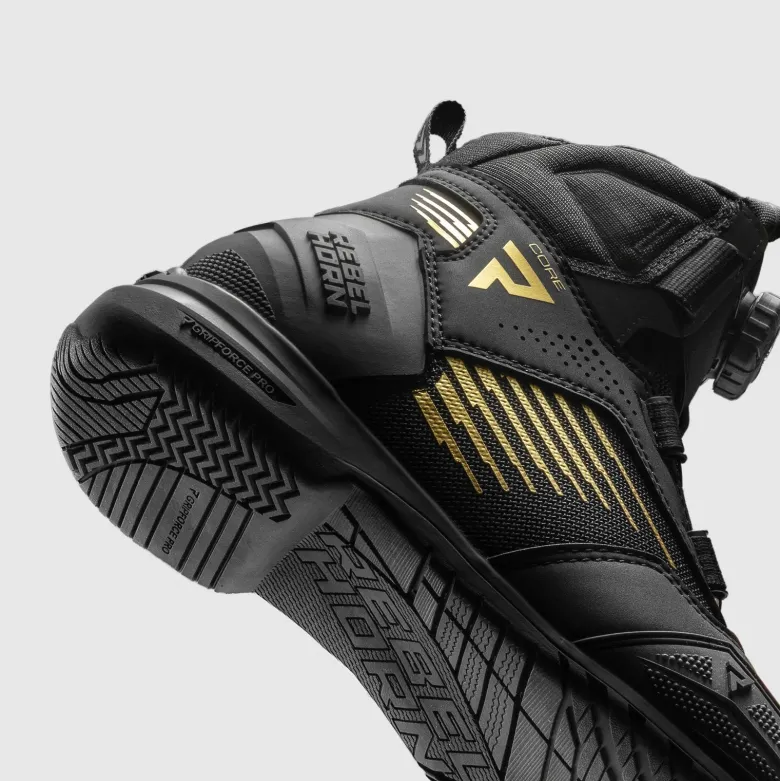 Buty krótkie REBELHORN CORE BLACK/GOLD czarny złoty
