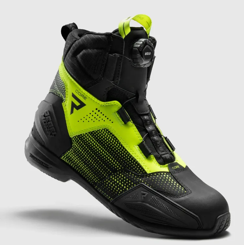 Buty krótkie REBELHORN CORE BLACK/FLUO YELLOW czarny żółty fluo