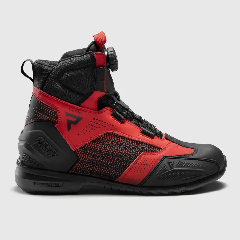 Buty krótkie REBELHORN CORE BLACK/RED czarny czerwony