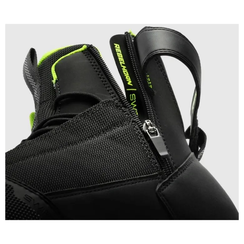 Buty krótkie REBELHORN SWIFT BLACK/FLUO YELLOW czarny żółty fluo