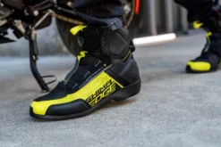 Buty motocyklowe krótkie Shima Edge Vent Men czarny-zółty fluo