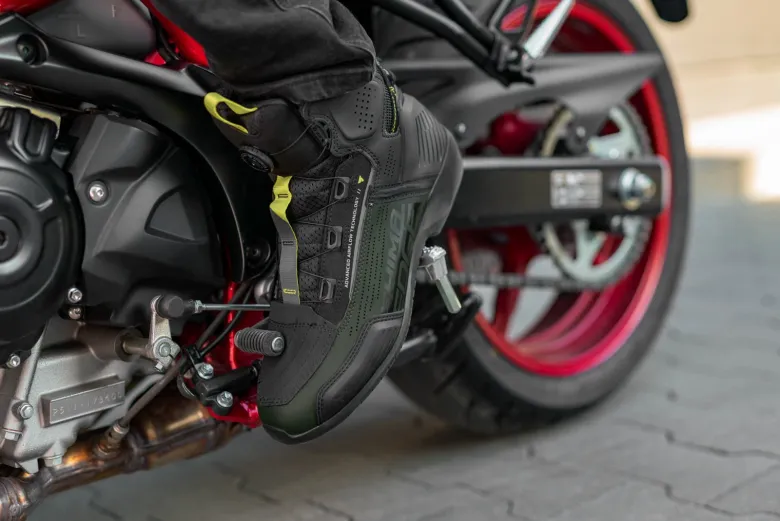 Buty motocyklowe krótkie Shima Edge Vent Men khaki zielony