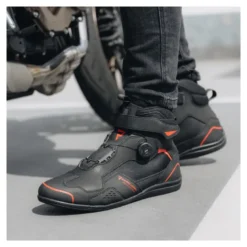 Buty motocyklowe Rebelhorn Spark II czarny-czerwony