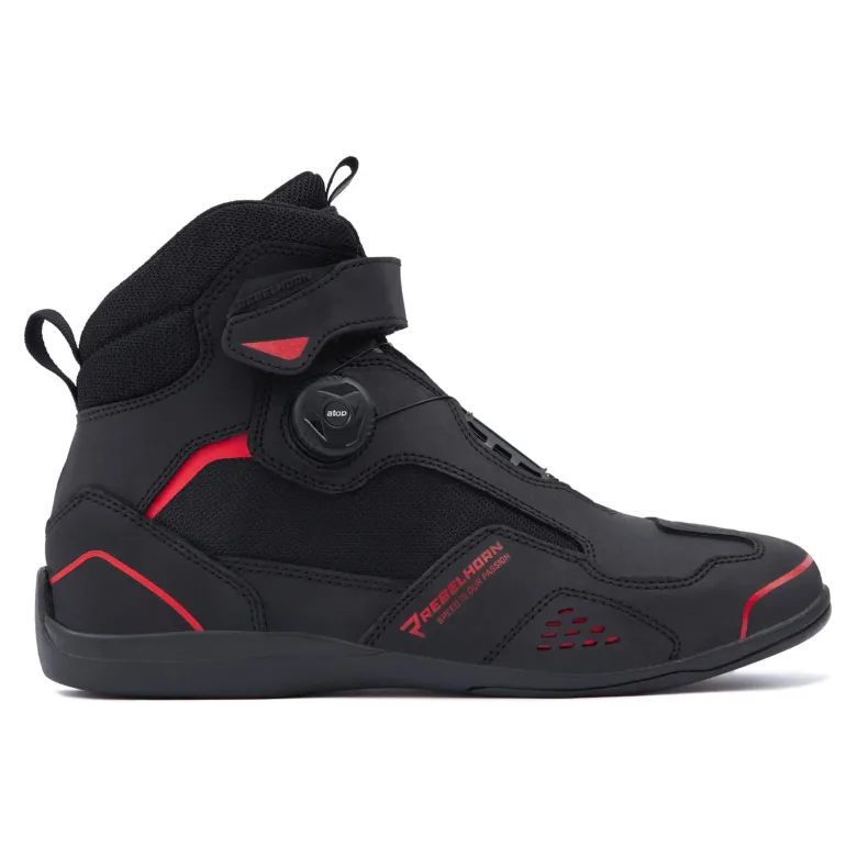 Buty motocyklowe Rebelhorn Spark II czarny-czerwony