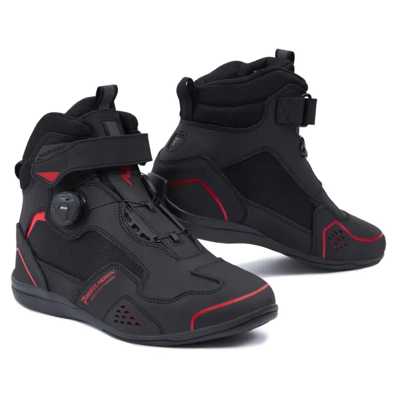 Buty motocyklowe Rebelhorn Spark II czarny-czerwony