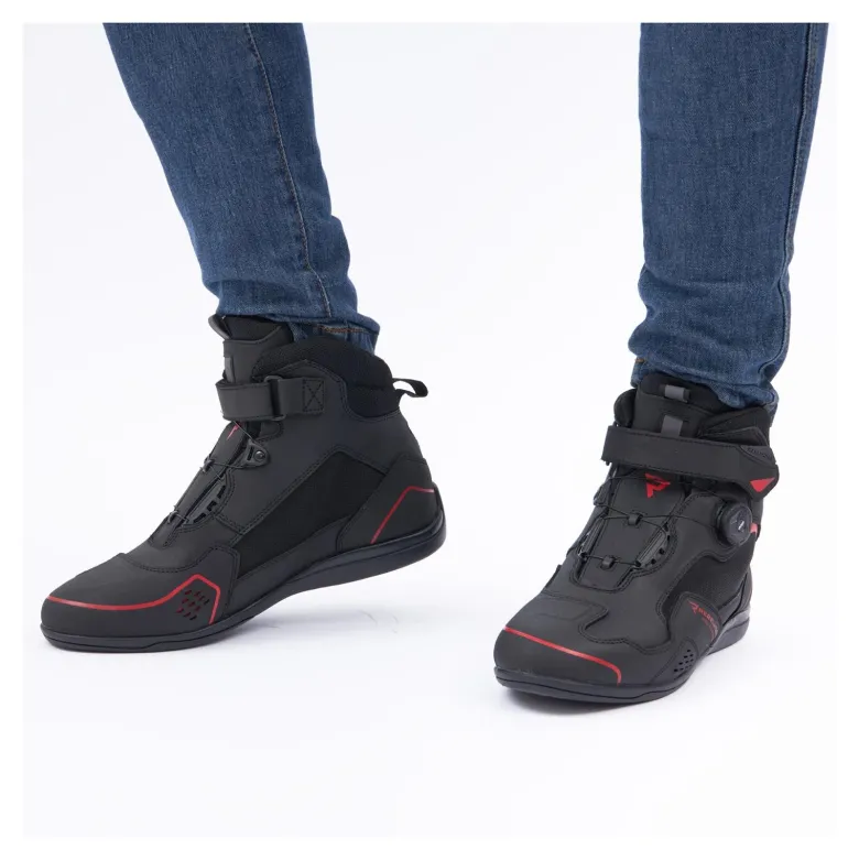 Buty motocyklowe Rebelhorn Spark II czarny-czerwony