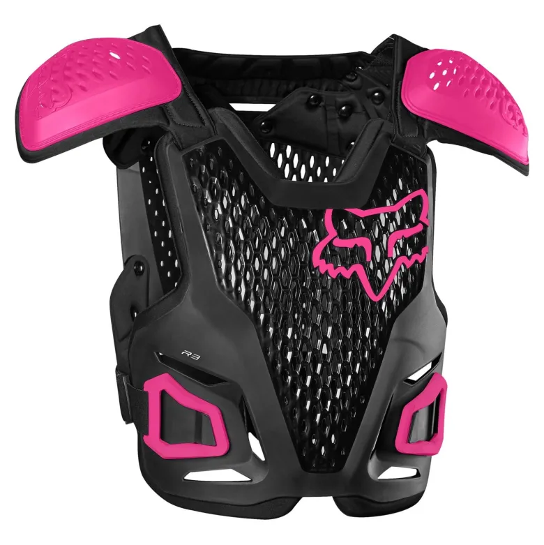 Buzer dziecięcy FOX JUNIOR R3 BLACK/PINK czarny różowy