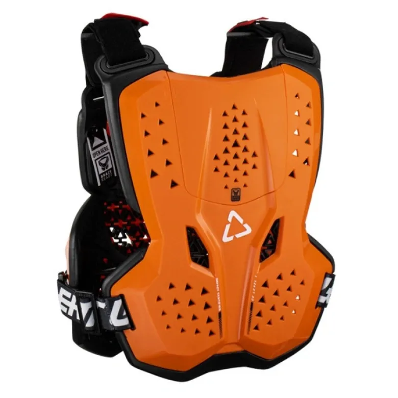 Buzer dziecięcy LEATT PROTECTOR 3.5 JUNIOR ORANGE/BLACK czarny pomarańczowy
