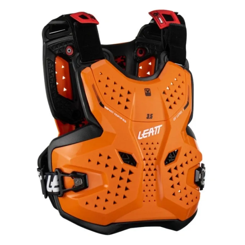 Buzer dziecięcy LEATT PROTECTOR 3.5 JUNIOR ORANGE/BLACK czarny pomarańczowy